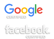 Google and Facebook certified