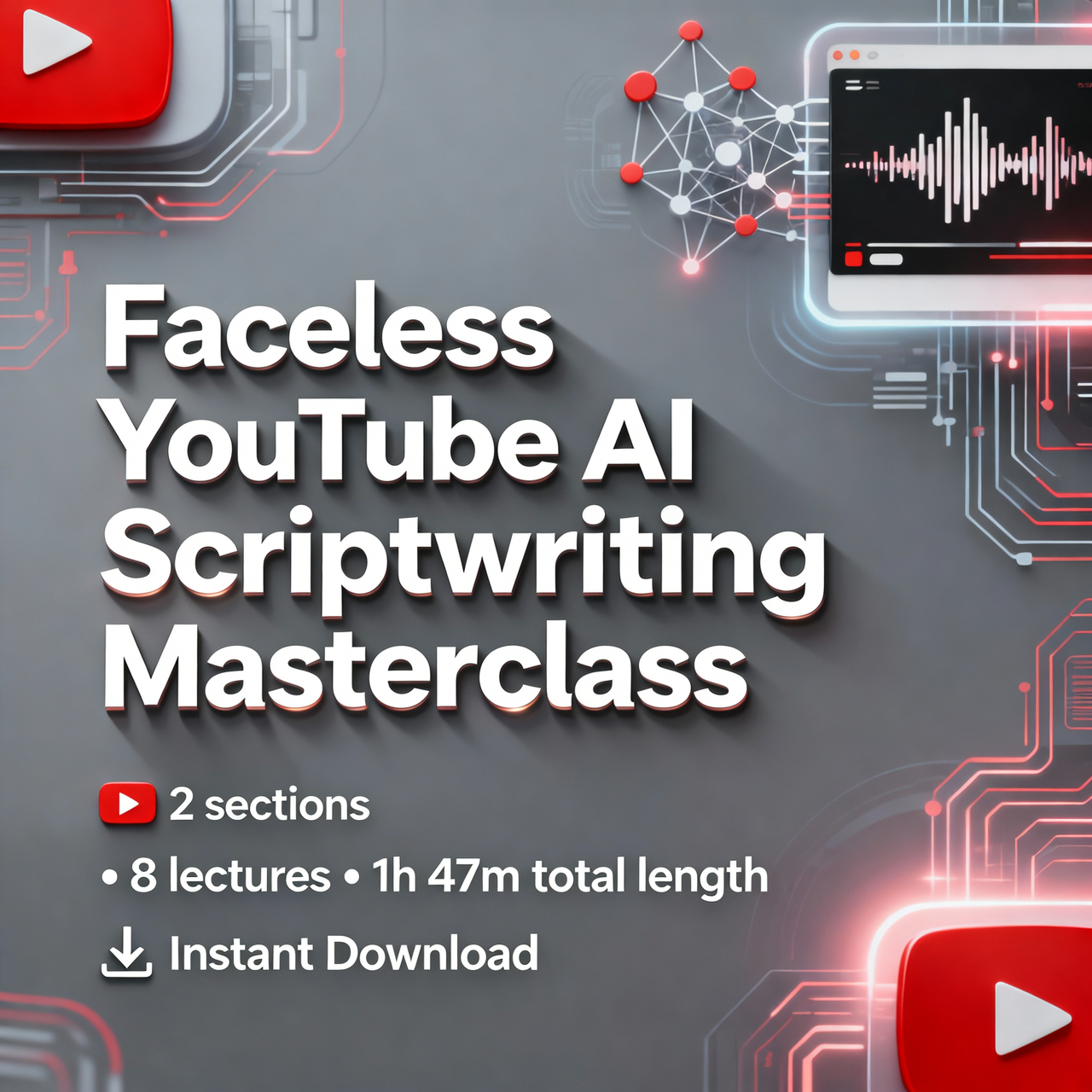 YouTube Scriptwriting Course AI Faceless Channel Masterclass Viral Video Script Writing Guide
