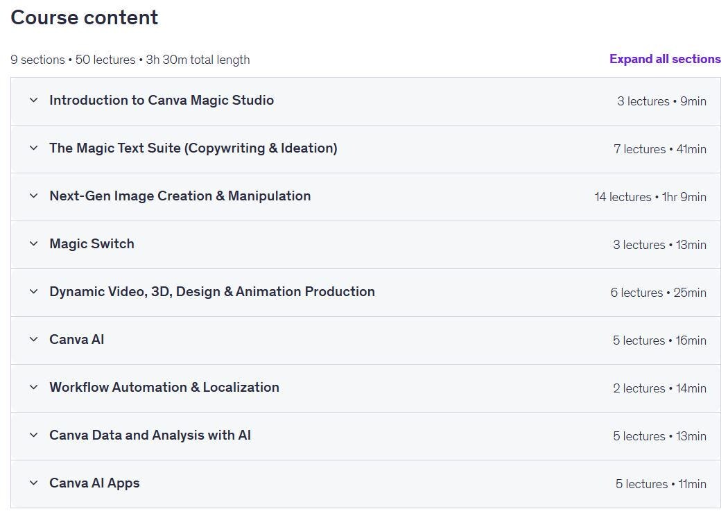 Canva AI Design & Video Course | Learn Magic Studio, AI Graphics, Video Editing - Image 3