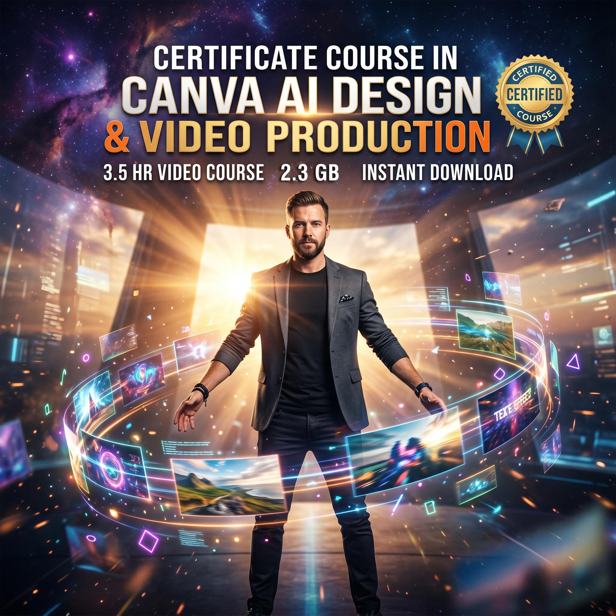 Canva AI Design & Video Course | Learn Magic Studio, AI Graphics, Video Editing - Image 5