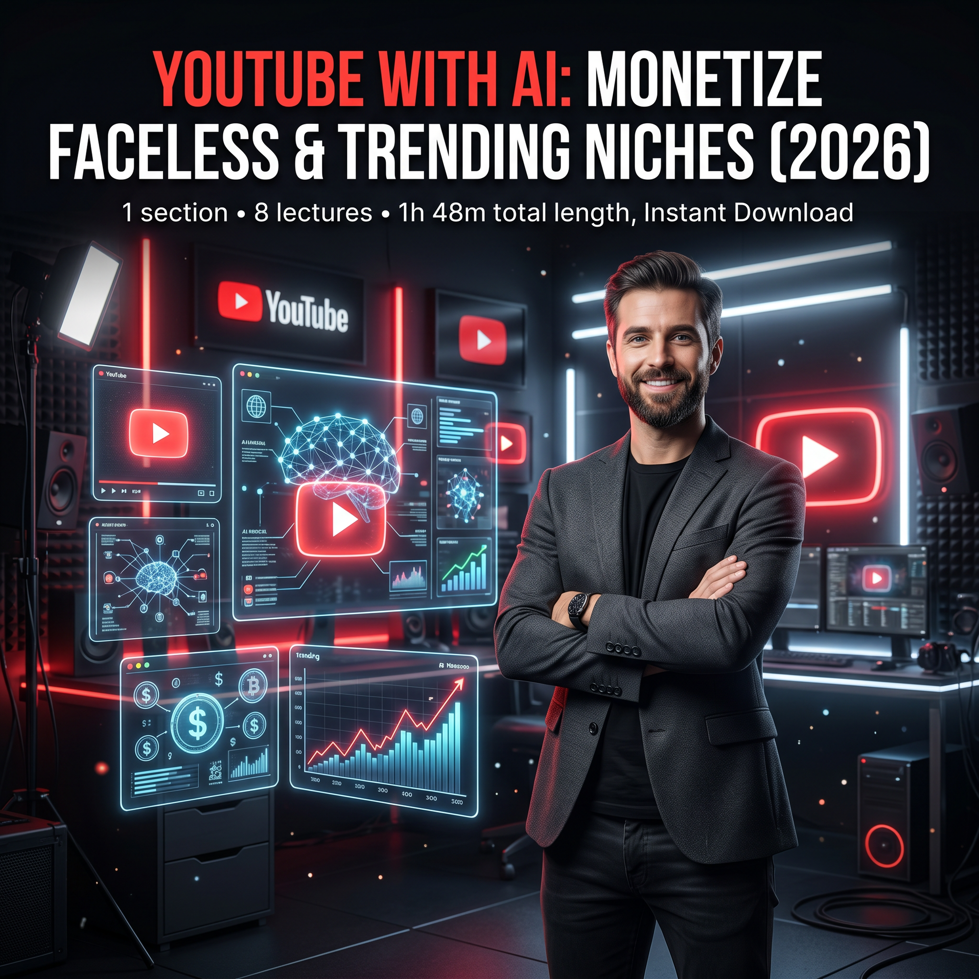 YouTube Marketing Course for Beginners, Video SEO, Content Creation, Channel Growth & Monetization Masterclass