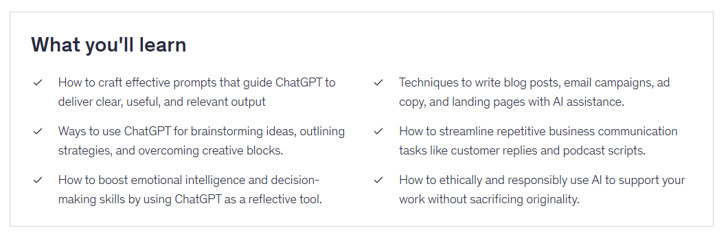 ChatGPT Course for Beginners, AI Productivity Training, Prompt Writing & Digital Marketing - Image 4